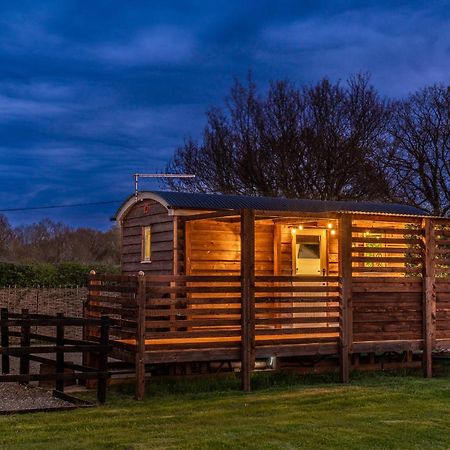 Hillside View Shepherds Hut - Ockeridge Rural Retreats Little Witley Exteriér fotografie